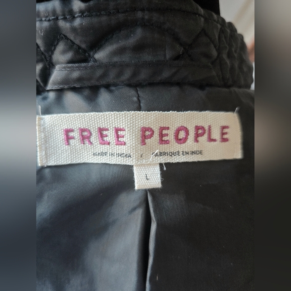 Free People Quinn Quilted Jacket Size L NWOT - Picture 10 of 10